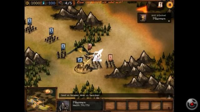Autumn Dynasty - RTS - iPhone and iPad Gameplay смотреть онлайн