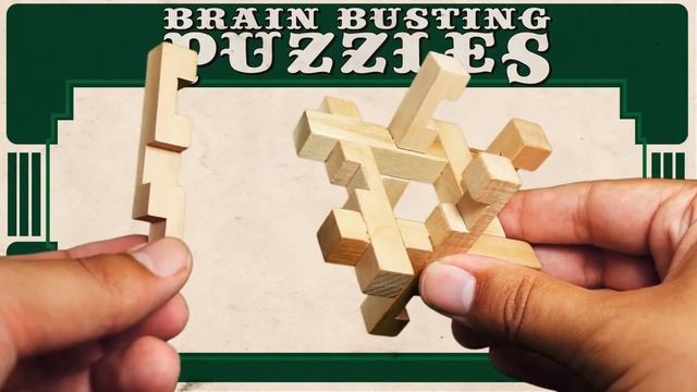 Brain Busting Puzzles - 3 Classic Wooden Puzzles - The Twist смотреть онлайн