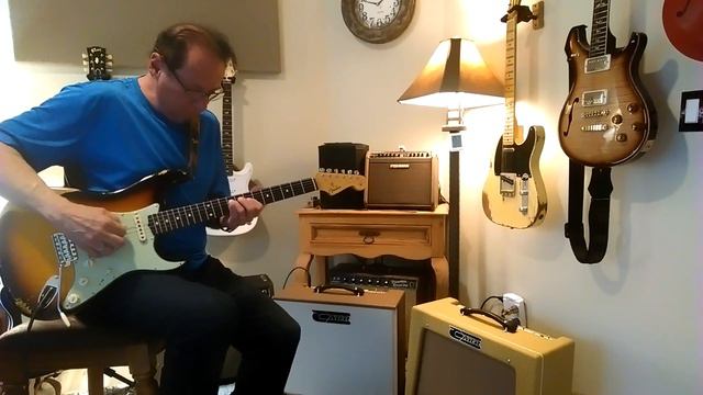 Fender 61 CS Wildwood 10 Stratocaster Heavy Relic Demo - Carr Telstar Amp смотреть онлайн