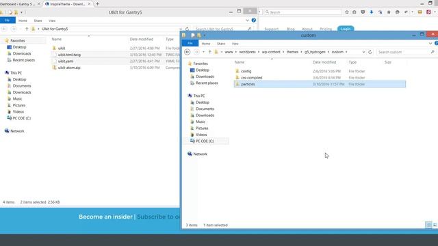 Gantry 5 - Installing the "UIkit for Gantry5" atom on Wordpress смотреть онлайн