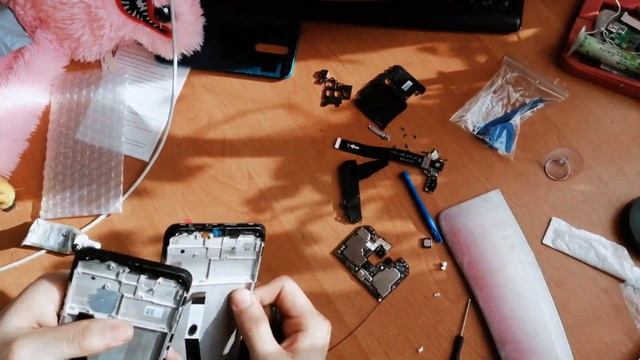 Xiaomi Redmi 9 (M2004J19AG) замена дисплея / screen replacement смотреть онлайн