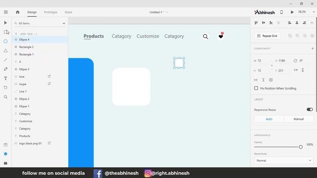 E-commerce website ui ux design || Adobe Xd Hindi tutorial || #Abhinesh_singh смотреть онлайн