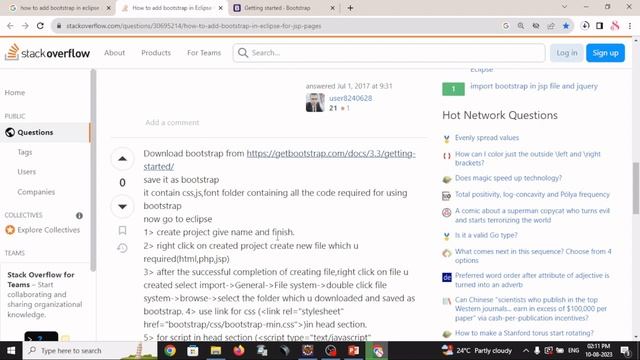 How to add bootstrap in Eclipse IDE for jsp pages смотреть онлайн