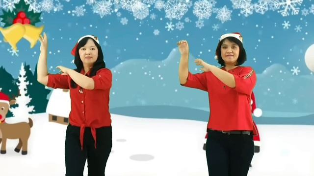 Ding dong ding Lonceng Berbunyi/ Jinglle Bells gerak dan lagu Natal смотреть онлайн