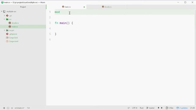 Rust Programming Tutorial #34 - Multiple Source Files (Modules) смотреть онлайн