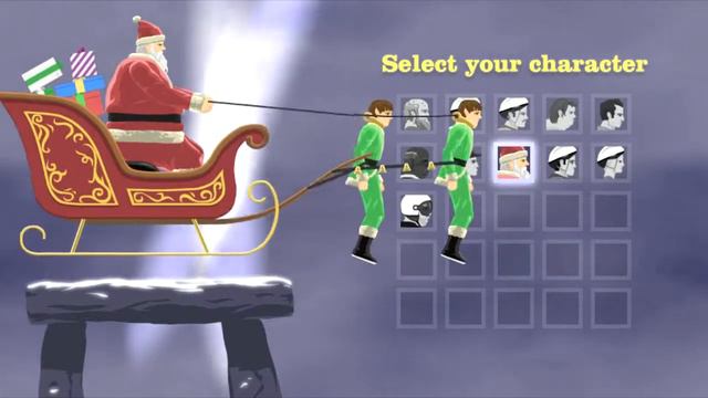 У Санты широкая кость! | Happy Wheels #1 смотреть онлайн