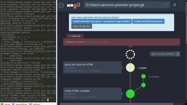 Comprendre Git (8/18) : Manipuler l'historique смотреть онлайн