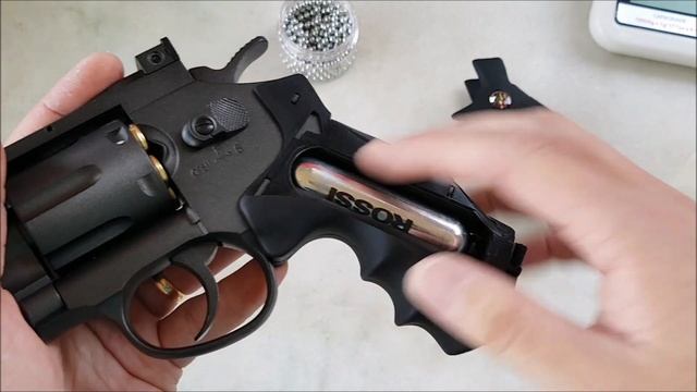 Airgun - Revólver Rossi 701 4" Co2 4,5mm - E&G Comércio смотреть онлайн