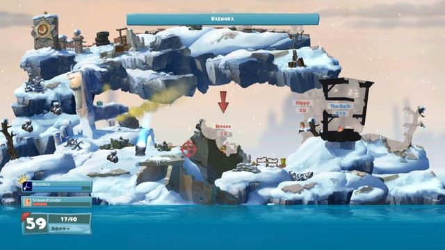 Worms WMD Campaign Mission 7 - Russian to the Crate смотреть онлайн