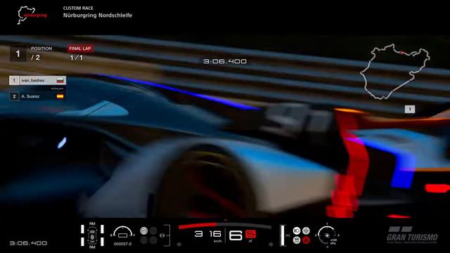 GT™SPORT | I took a McLaren Ultimate VGT (Gr.1) for a 1 vs 1 custom race @ Nordschleife смотреть онлайн