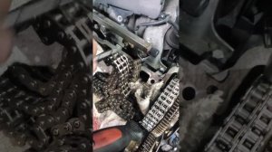 Mersedes M272, M273 замена цепи протяжкой p016 p017 Ошибки ушли всё отлично