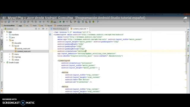 SOLUCIÓN PHP, MYSQL, JSON Y ANDROID смотреть онлайн