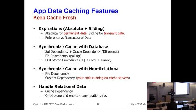 Philly .NET Code Camp 2019 - Optimize ASP.NET Core Performance with Distributed Cache смотреть онлайн