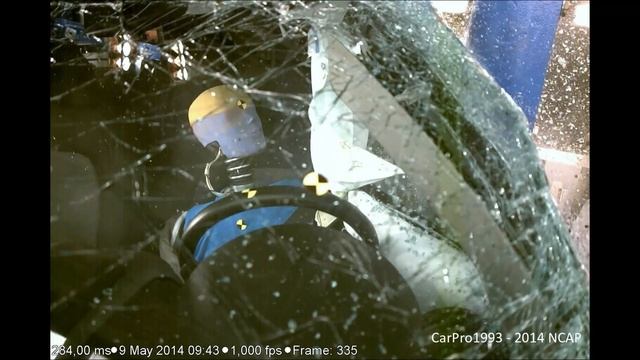 2008-2015 Saturn Vue / Chevrolet Captiva Sport NHTSA Side Pole Crash Test смотреть онлайн