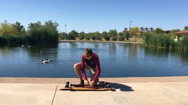Summertime Fun & Fitness For All Ages Longboarding Performance Land Paddle смотреть онлайн