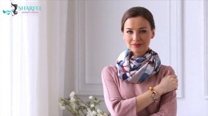 FOXTROT Шарф 003320 ♥ Как завязать и носить шелковый шарф?