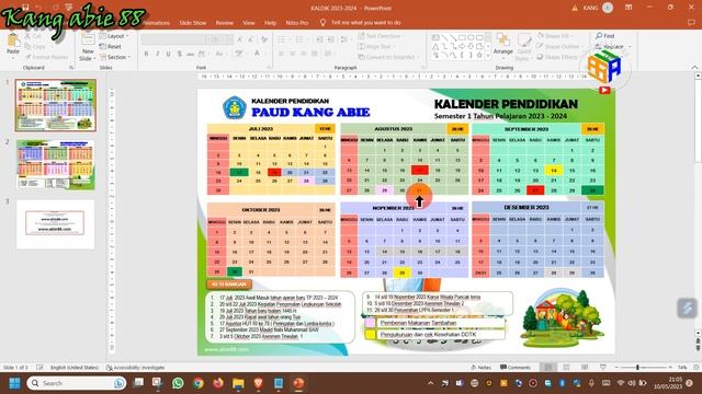 DOWNLOAD FILE KALENDER PENDIDIKAN 2023-2024 PPT BISA EDIT SESUAI KEINGINAN смотреть онлайн