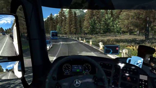 ETS2 - Ep. 216 - Mercedes Actros MP3 Reworked By Schumi - ETS2 ProMods Gameplay