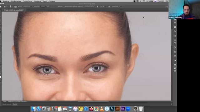 Ретушь кожи в Photoshop для новичка смотреть онлайн