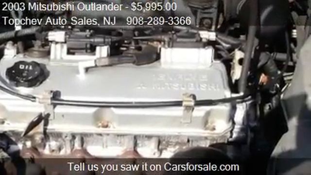2003 Mitsubishi Outlander LS AWD - For Sale In Elizabeth, NJ