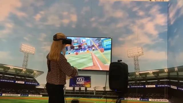Talk of the Town VR baseball home run derby смотреть онлайн