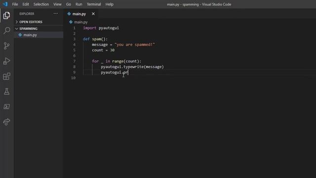 Python Spam Bot смотреть онлайн