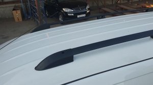 Рейлинги Lada Largus производство АвтоПолимерСервис. Установка.