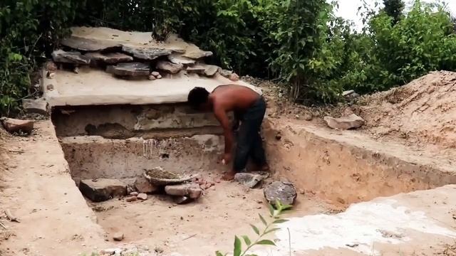 ПОСТРОИЛИ БАСЕЙН СОБСТВЕННЫМИ РУКАМИ. смотреть онлайн