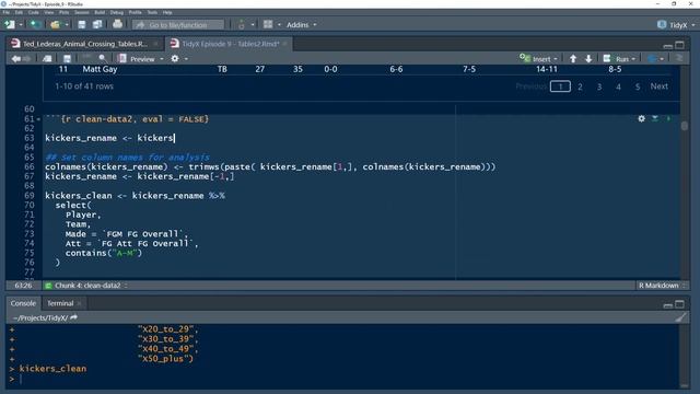 TidyX Episode 9 | Tables and Animal Crossing смотреть онлайн