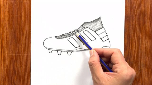 Karakalem kolay krampon çizimi. Adidas krampon resmi çizimi. Basit krampon resmi nasıl çizilir? смотреть онлайн