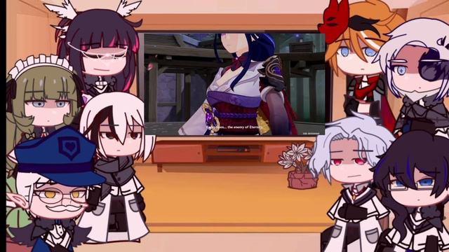 🖤✨ Genshin Impact Fatui Harbingers Reacts to Aether pt.2 || Gacha Club || read desc смотреть онлайн