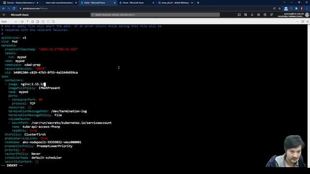 Exercise 1 Creating a Pod and Inspecting it смотреть онлайн