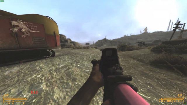 Fallout New Vegas reloaded Max Graphics PC test #1 смотреть онлайн