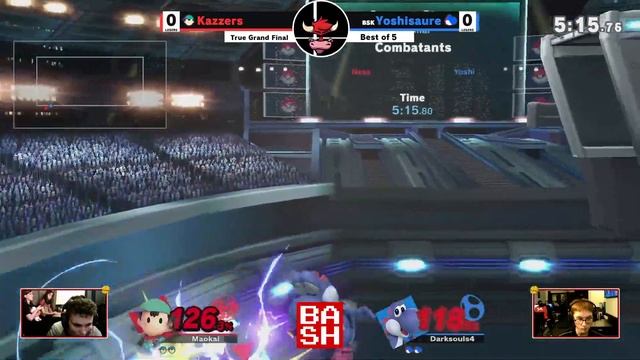 BASH 34 - Kazzers (Roy, Ness, Link Cartoon) vs BSK Yoshisaure (Yoshi) - GF смотреть онлайн