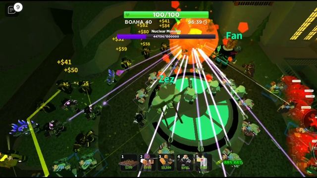 NUCLEAR BOSS WIN~TOWER DEFENSE SIMULATOR победа босс ядерный в товер дефенс смотреть онлайн