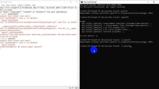 ImportError:DLL load failed while importing _win32sysloader: The specified module could not be foun смотреть онлайн