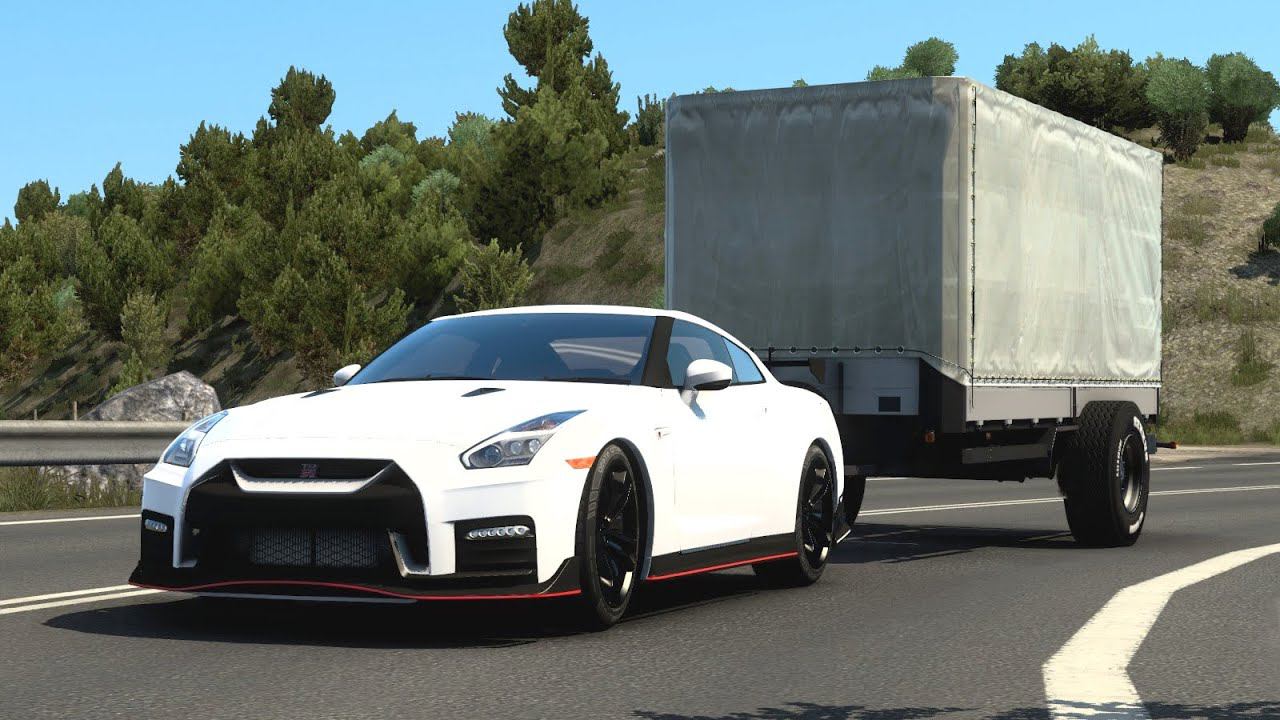 [ETS 2] Nissan GTR SpeedOut From Cagliari смотреть онлайн
