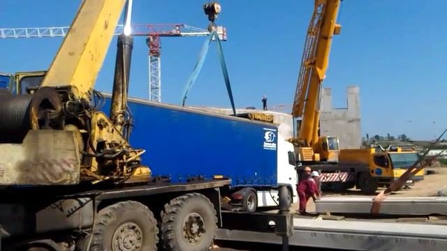 Плиты перекрытия длиной 12 метров.Производство. Монтаж. 8-928-760-62-55 Ростов-на-Дону смотреть онлайн