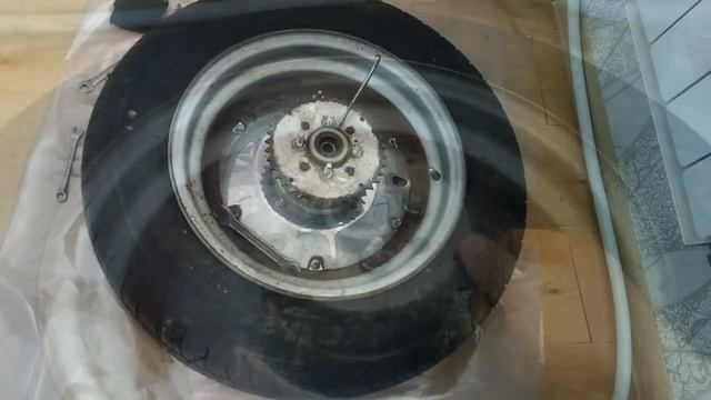 Переделка Honda Magna 50 "Надежда" Заднее колесо 1 часть смотреть онлайн