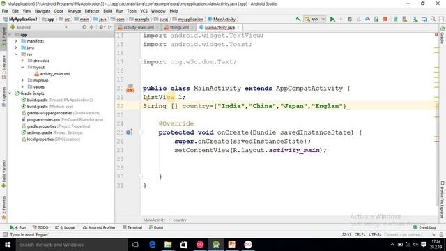 List View Program in Android,#49 смотреть онлайн