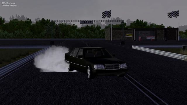 Mercedes-Benz S600 W140-Burnout V12 6.0L смотреть онлайн
