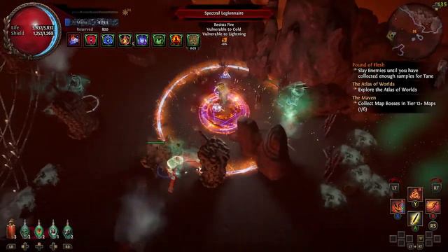 Path of Exile - Rightous Fire [Friend uses my build] (Siege Of The Atlas) смотреть онлайн