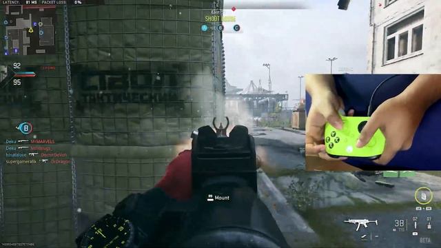 Call of Duty modern warfare 2 Xbox series x controller Handcam | 120 fps смотреть онлайн