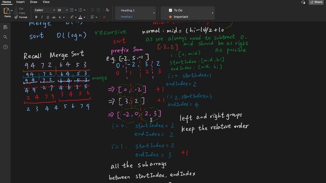 LeetCode 327. Count of Range Sum 中文解释 Chinese Version смотреть онлайн