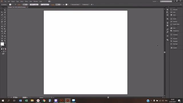 ИНТЕРФЕЙС Illustrator CC | "С НУЛЯ" | для новичков, как настроить рабочее пространство, окна смотреть онлайн