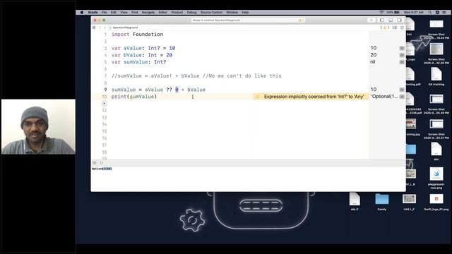 Swift Fundamentals - Operators, Nil coalescing, Conditional operators смотреть онлайн