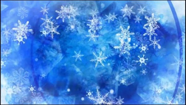 Snowflakes Background Video Animation | Motion Background Loop | No Copyright