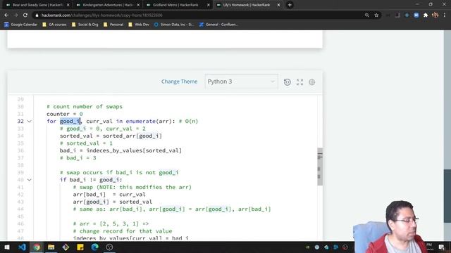 Lily's Homework | HackerRank (Python) смотреть онлайн