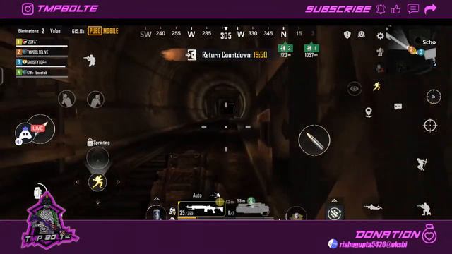 METRO ROYALE NEW CHAPTER LIVE 🔥😍😘 | 1 Hand Player | Team Code Live | TMP BOLTE LIVE смотреть онлайн