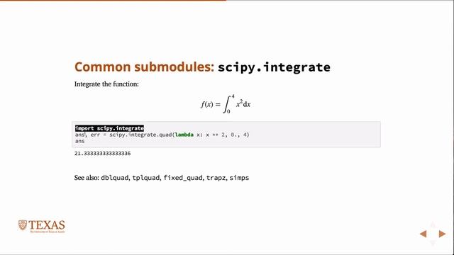 SciPy: Scientific Toolkit смотреть онлайн